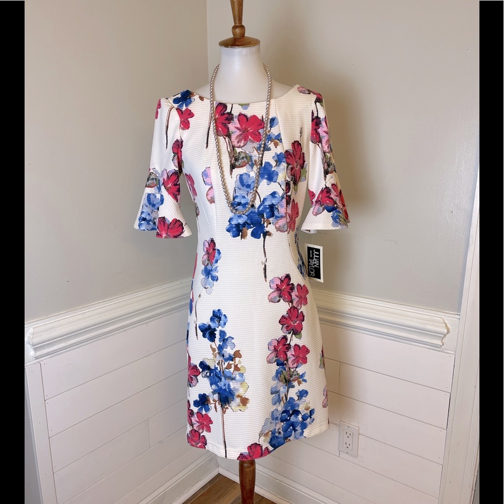 Julian Taylor Floral Print Dress